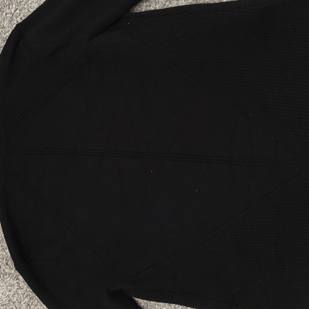 Black Ribbed Cardigan - Picture 12 of 12